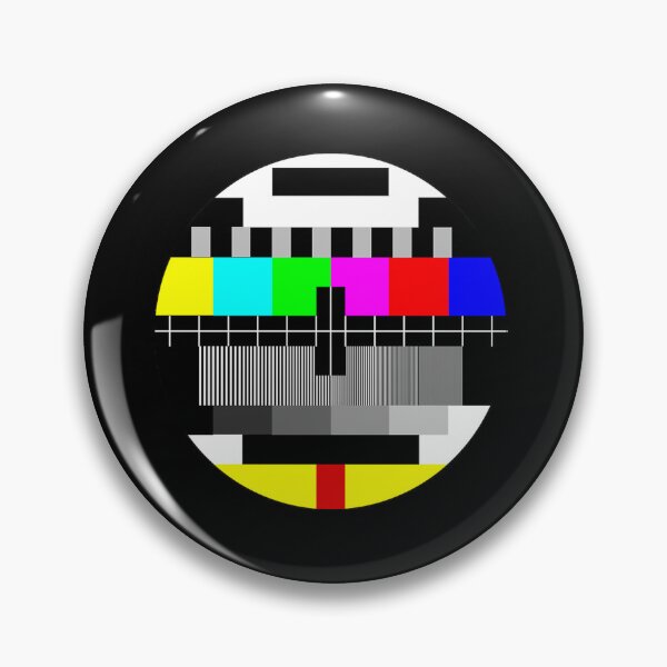 Item preview,  90'S Tv Test Pattern designed and sold by Artistic Vibes Art.