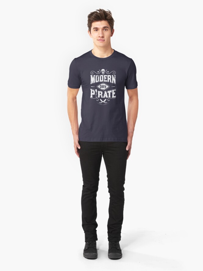 Alternative Ansicht von Modern Day Pirate - Amputee Gift Slim Fit T-Shirt