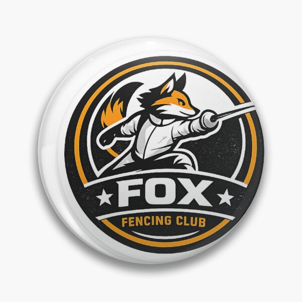 Item preview, Fox Fencing Club designed and sold by ChillCharmStudio.