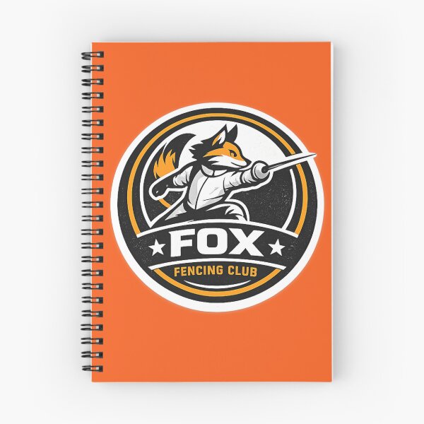 Item preview, Fox Fencing Club designed and sold by ChillCharmStudio.