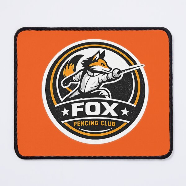 Item preview, Fox Fencing Club designed and sold by ChillCharmStudio.