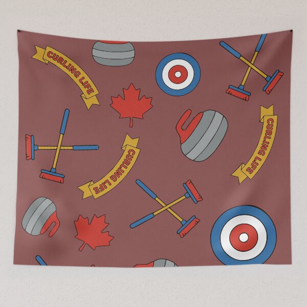 Item preview, Curling Club Sticker Pack | Winter Sport Strategy & Alpine Tradition designed and sold by RedStreamStudio.