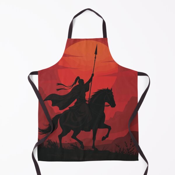 Item preview, Sunset T Shirt Samurai Warrior Riding Horse designed and sold by Artsellshop.