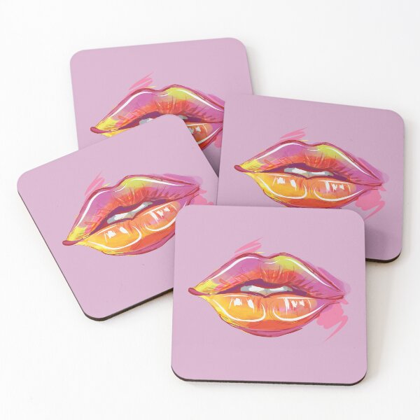 Item preview, Vibrant Pop Art Lips - Colorful Watercolor Summer Smile designed and sold by SolutionsArt.
