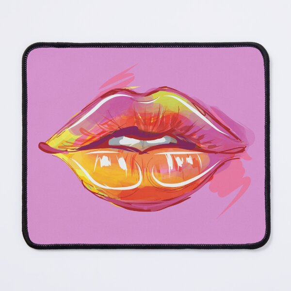 Item preview, Vibrant Pop Art Lips - Colorful Watercolor Summer Smile designed and sold by SolutionsArt.