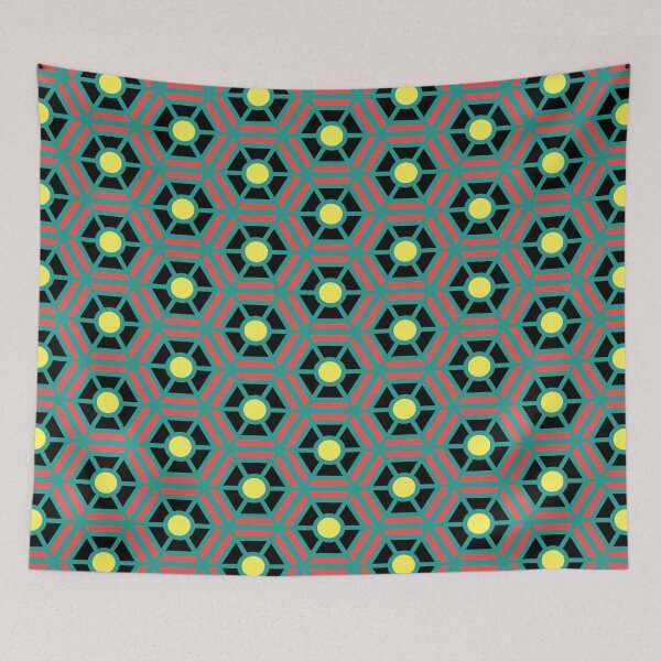 Item preview, Refined Hexagon Tesselation - Abstract Geometric Shape Pattern  - Christmas Gifts For Husband designed and sold by RoyalStarsPatts.