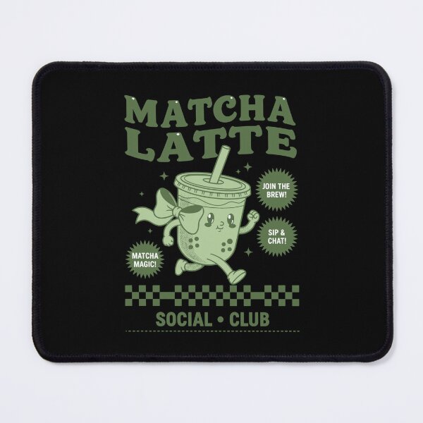 Item preview, Matcha Latte Social Club Funny Green Matcha Tea designed and sold by LuminOrb.