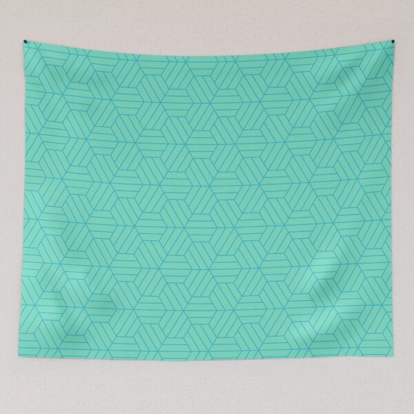 Item preview, Old School Hexgonal Interlocking - Abstract Geometric Shape Pattern  - Father'S Day Gift Ideas designed and sold by RoyalStarsPatts.