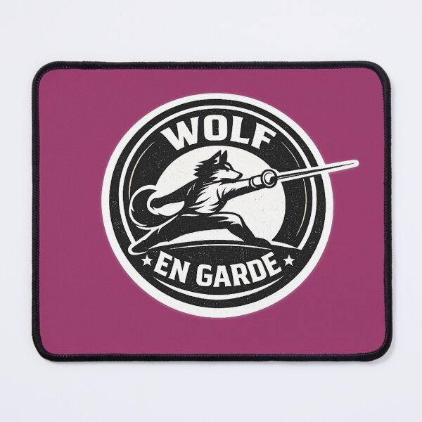 Item preview, Wolf En Garde designed and sold by ChillCharmStudio.