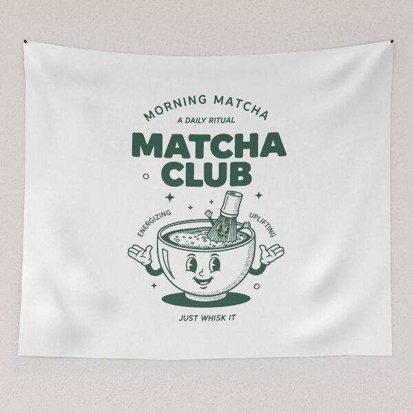 Item preview, Morning Matcha Club Just Whisk It Matcha Tea designed and sold by LuminOrb.