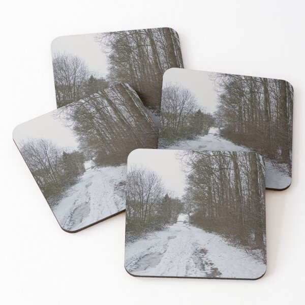 Item preview, Serene Winter Path through the Woods designed and sold by ShotsbyDesiree.