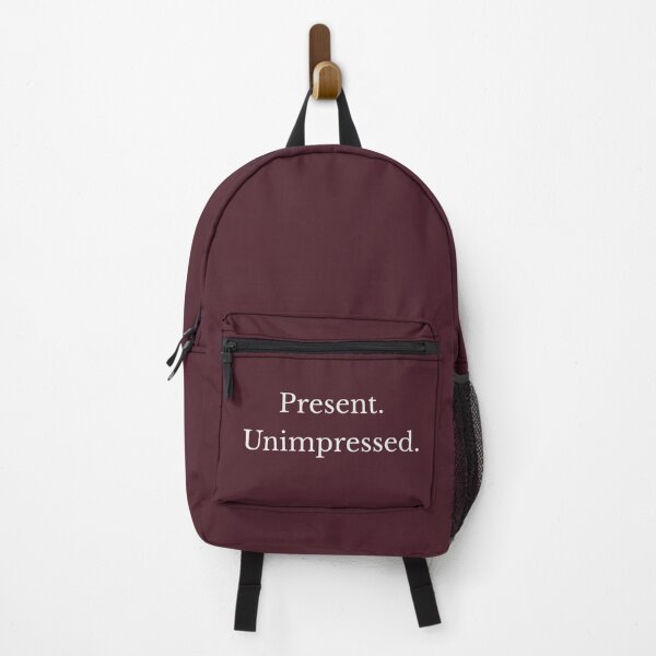 Item preview, Present Unimpressed – Minimalist Sarcasm Typography Shirt designed and sold by Studio Jojo.
