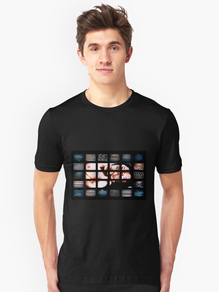 Vista alternativa de Camiseta ajustada Japanese & Digital Noise