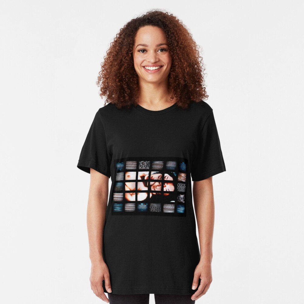 Japanese & Digital Noise Camiseta ajustada