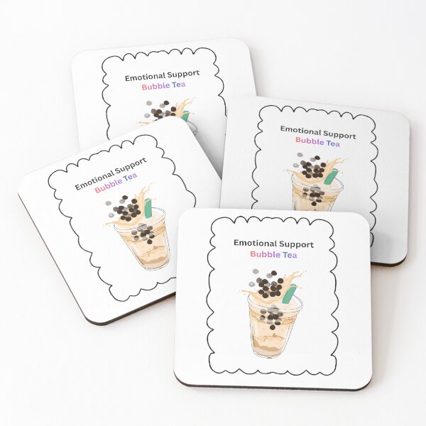 Item preview, The design features a bubble tea cup with a simple, emotional message. A soft, cozy concept for those who find comfort in small, sweet daily rituals. designed and sold by PixellQueen.