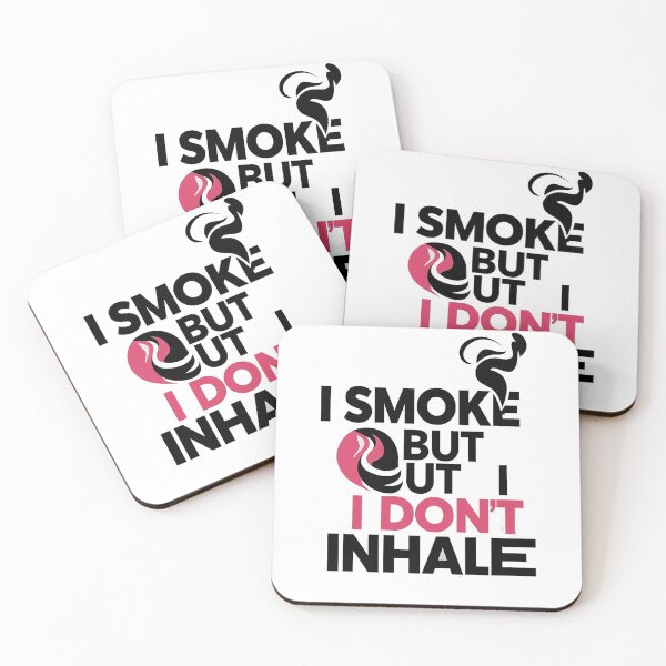 Item preview, I SMOKE BUT I DON'T INHALE designed and sold by MATIAS-ENKI.