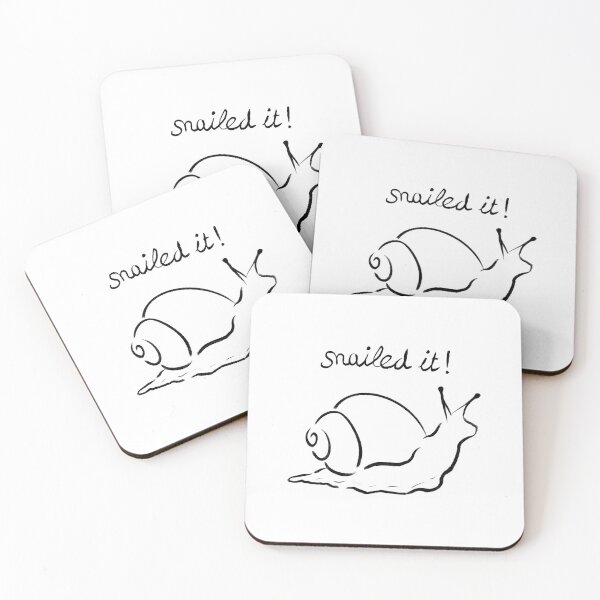 Item preview, Snailed it! - black designed and sold by Feldymerch.