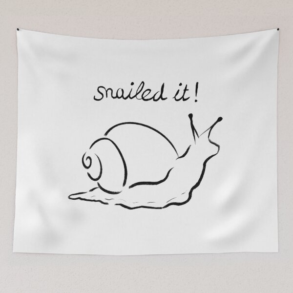 Item preview, Snailed it! - black designed and sold by Feldymerch.