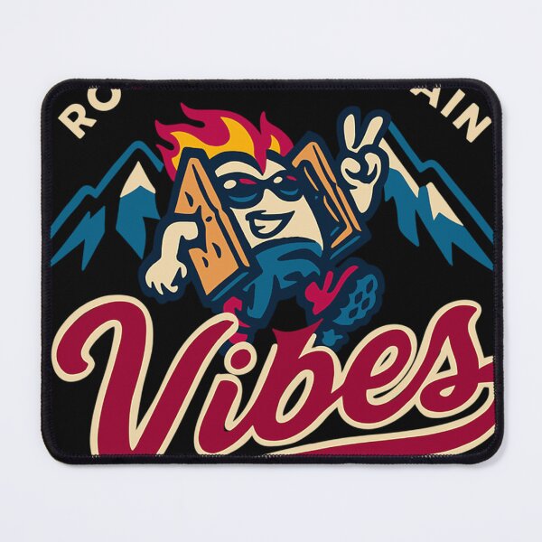 Item preview, Rocky Mountain Vibes Milb Merch designed and sold by Waleed Kamel.