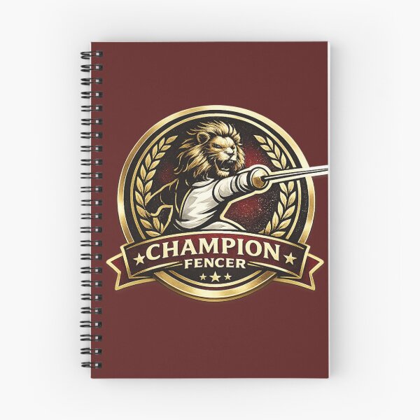 Item preview, Lion Champion Fencer designed and sold by ChillCharmStudio.