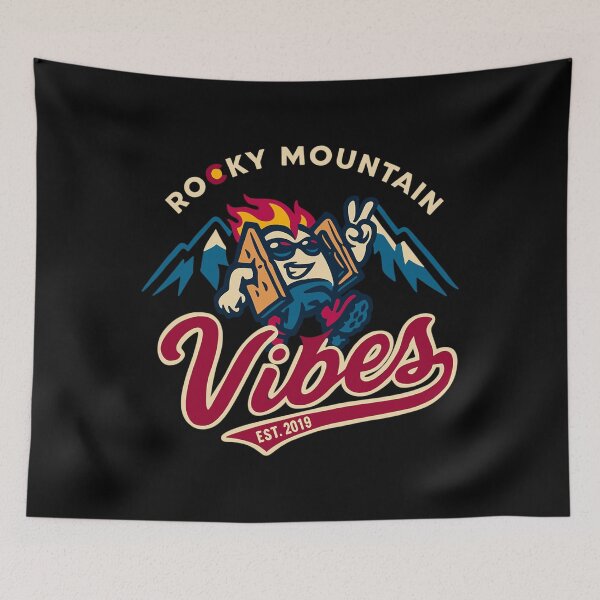 Item preview, Rocky Mountain Vibes Milb Merch designed and sold by Waleed Kamel.