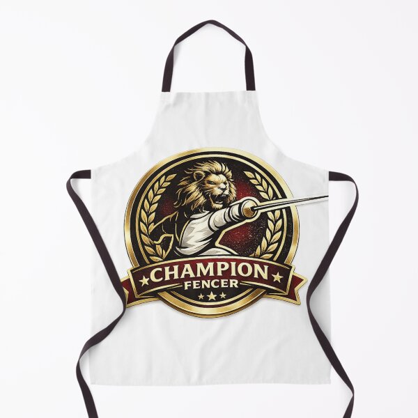 Item preview, Lion Champion Fencer designed and sold by ChillCharmStudio.