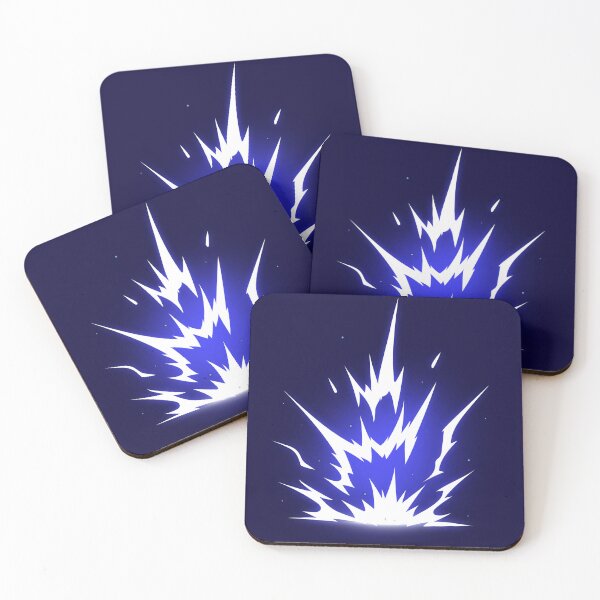Item preview, Electric Blue Neon Blast - Anime Energy Strike designed and sold by SolutionsArt.