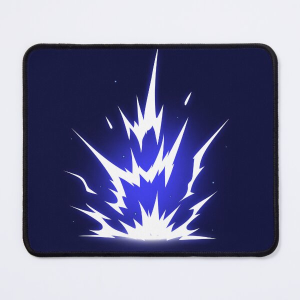 Item preview, Electric Blue Neon Blast - Anime Energy Strike designed and sold by SolutionsArt.
