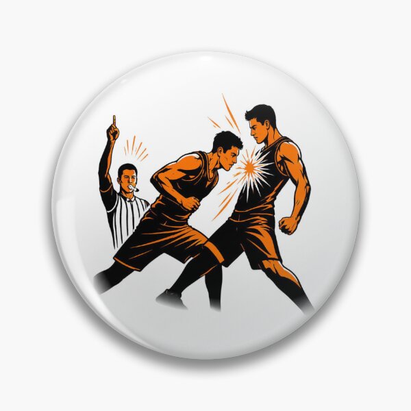 Item preview, Charging Foul Basketball Contact Play Referee Call Graphic T-Shirt designed and sold by RMTrendy.