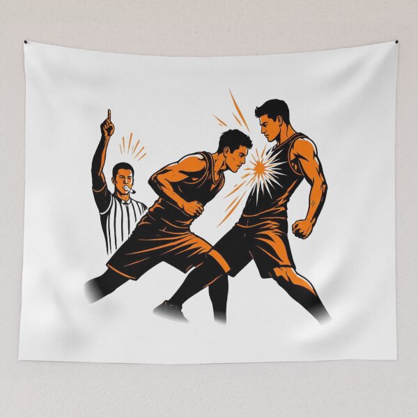 Item preview, Charging Foul Basketball Contact Play Referee Call Graphic T-Shirt designed and sold by RMTrendy.