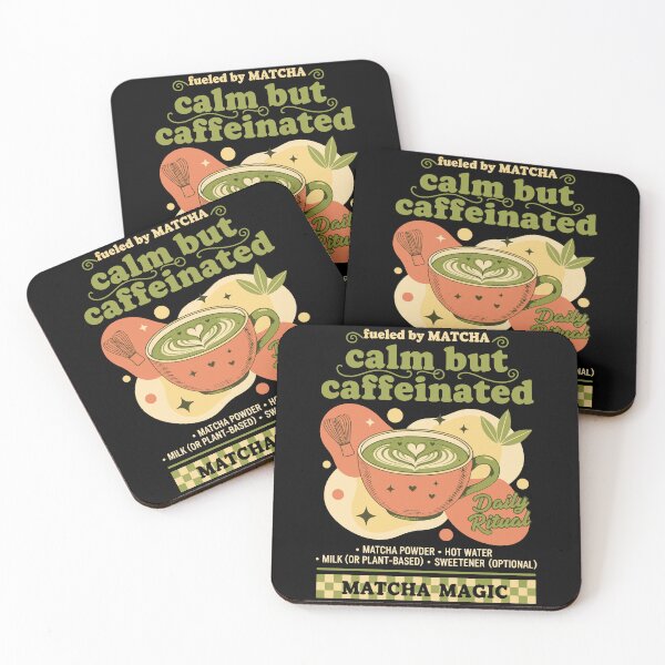 Item preview, Calm But Caffeinated Fueled By Matcha Magic designed and sold by LuminOrb.