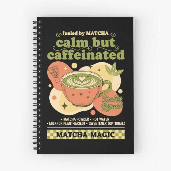 Item preview, Calm But Caffeinated Fueled By Matcha Magic designed and sold by LuminOrb.