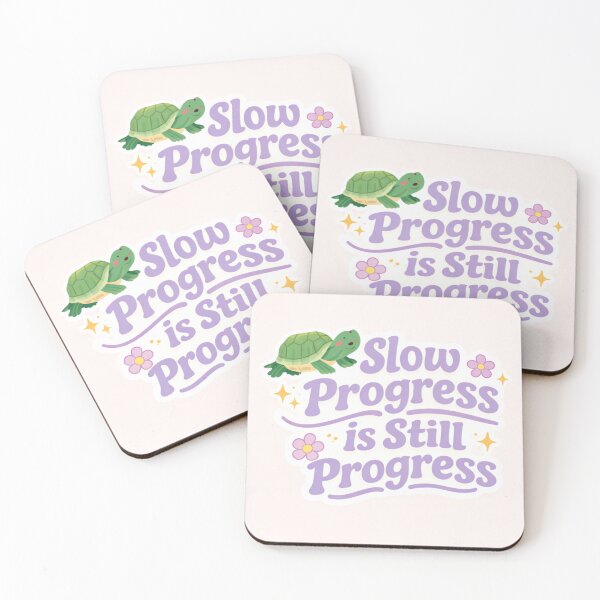 Item preview, Slow Progress Is Still Progress - Aesthetic Mental Health Quote designed and sold by Lagwsal22.
