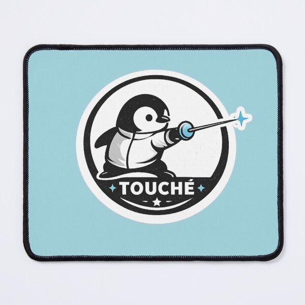 Item preview, Penguin Touché designed and sold by ChillCharmStudio.