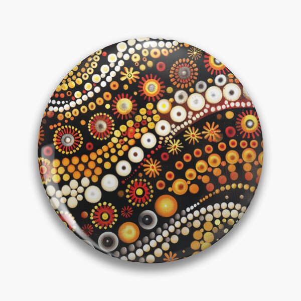 Item preview, Aboriginal Inspired Pattern - Earthy Colors designed and sold by GrinGalore.