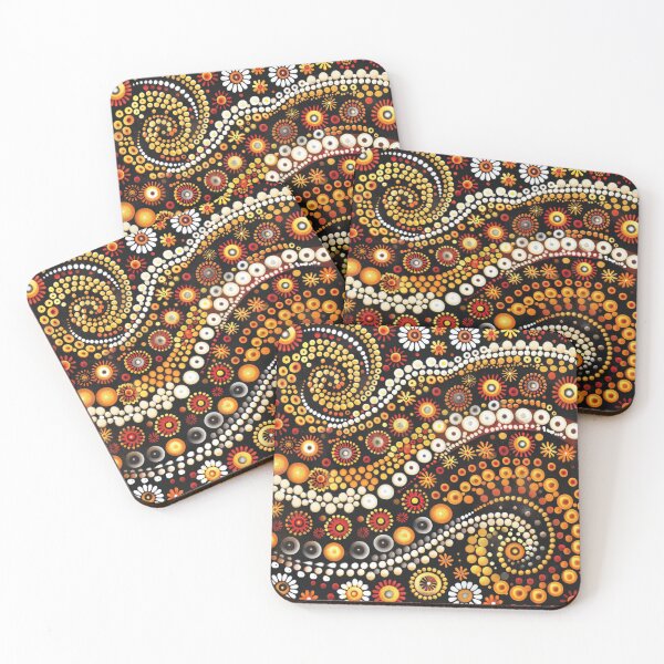 Item preview, Aboriginal Inspired Pattern - Earthy Colors designed and sold by GrinGalore.
