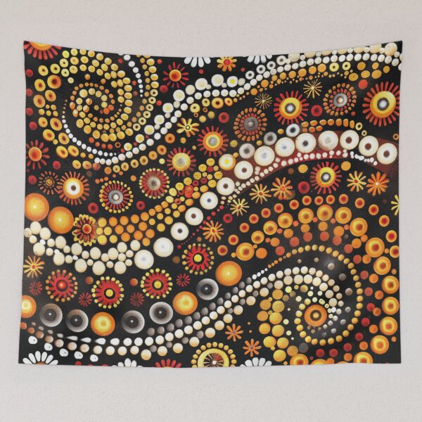 Item preview, Aboriginal Inspired Pattern - Earthy Colors designed and sold by GrinGalore.