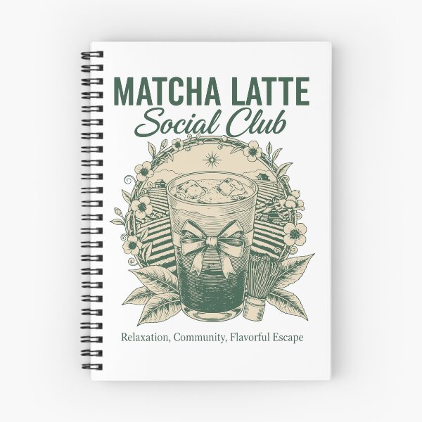 Item preview, Matcha Latte Social Club Green Tea Matcha Lover designed and sold by LuminOrb.
