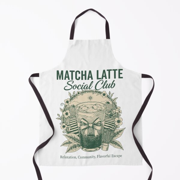 Item preview, Matcha Latte Social Club Green Tea Matcha Lover designed and sold by LuminOrb.