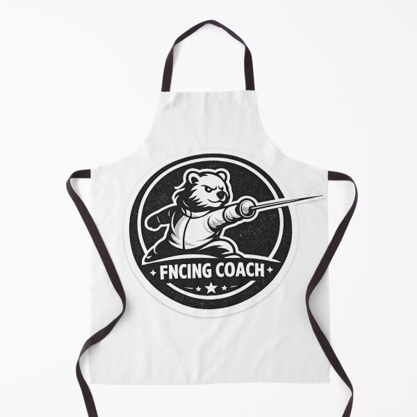 Item preview, Bear Fencing Coach designed and sold by ChillCharmStudio.