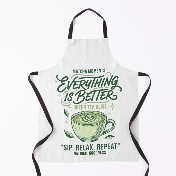 Item preview, Matcha Moments Everything Is Better Green Tea designed and sold by LuminOrb.