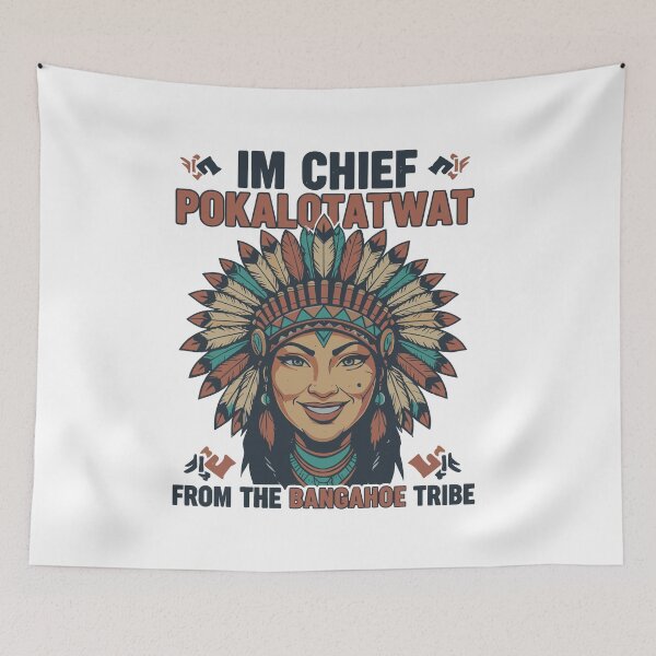 Item preview, I'm Chief Pokalotatwat from The Tribe Funny Native America designed and sold by Evaevonechi.