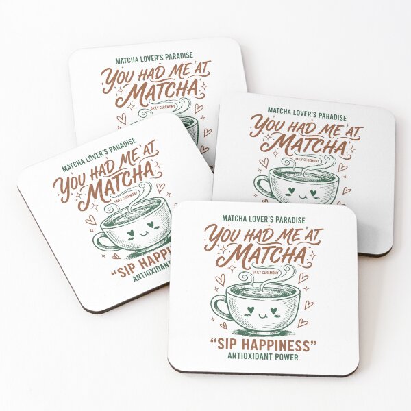 Item preview, You Had Me At Matcha Lovers Paradise Sip Happiness designed and sold by LuminOrb.