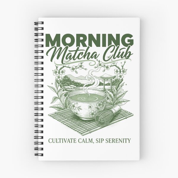 Item preview, Morning Matcha Club Cultivate Calm Sip Serenity designed and sold by LuminOrb.