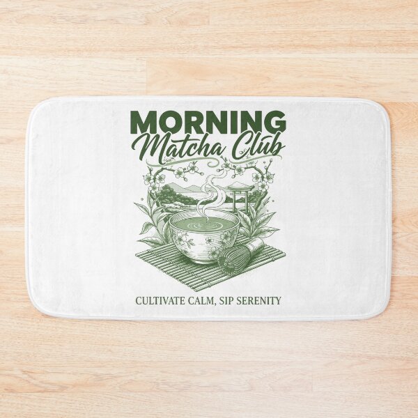 Item preview, Morning Matcha Club Cultivate Calm Sip Serenity designed and sold by LuminOrb.