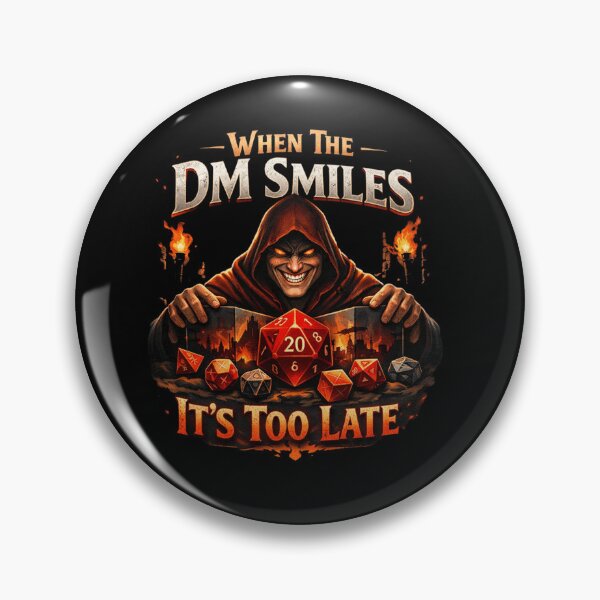 Item preview, When The DM Smiles T-Shirt designed and sold by ElevenMerch.