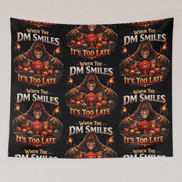 Item preview, When The DM Smiles T-Shirt designed and sold by ElevenMerch.