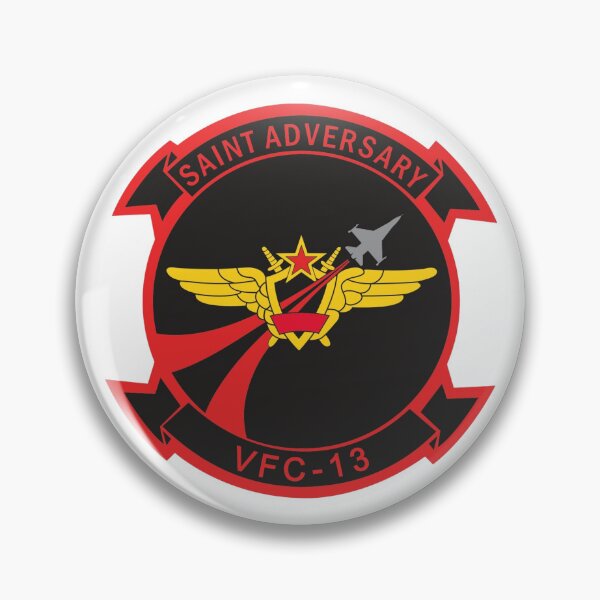 Item preview, Official Patch of the US Navy Fighter Composite Squadron 13 (VFC-13) "Saints" designed and sold by CharlieDesings.