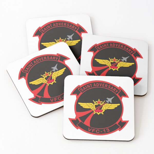 Item preview, Official Patch of the US Navy Fighter Composite Squadron 13 (VFC-13) "Saints" designed and sold by CharlieDesings.