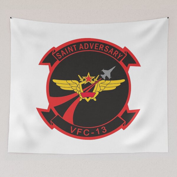 Item preview, Official Patch of the US Navy Fighter Composite Squadron 13 (VFC-13) "Saints" designed and sold by CharlieDesings.